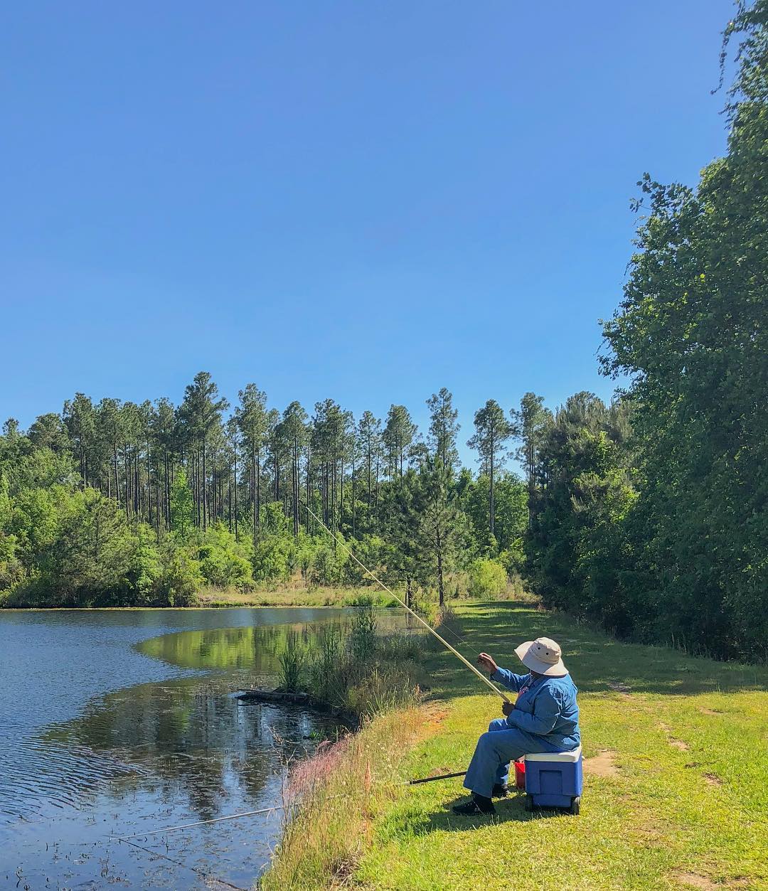 Grandmother Fishing
